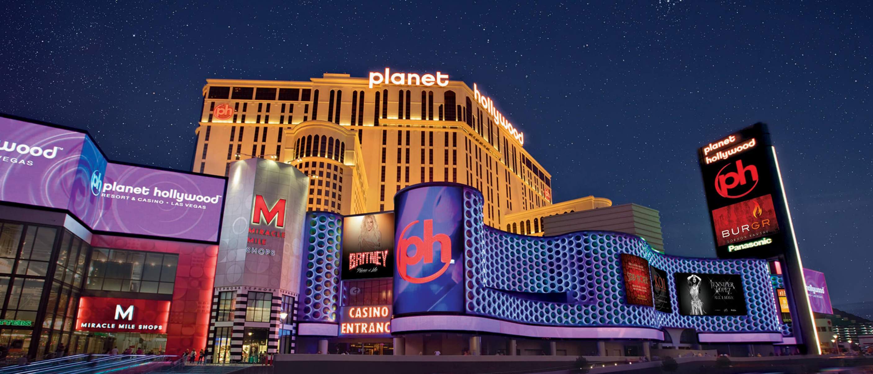 planet hollywood casino games